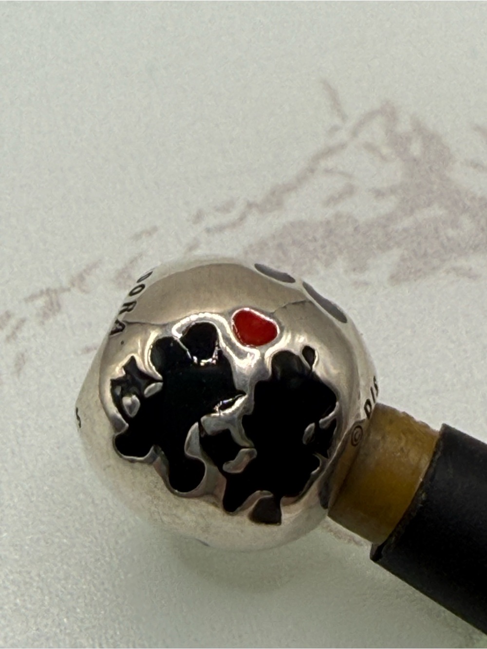 Pandora Disney “M&M Forever” Heavy Sterling Silver Charm